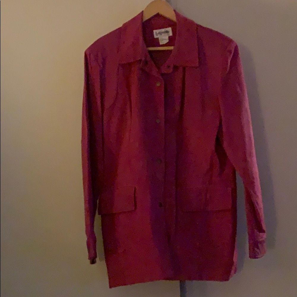 Bagatelle leather jacket hot Barbie pink